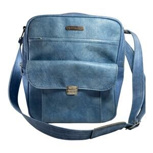 Samsonite Vintage Sonora Travel Carry On Luggage Blue Bag